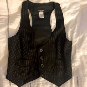 Guess Pinstriped Vest